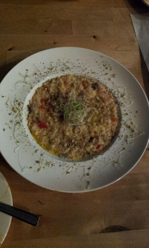 Mushroom risotto  at Brownice Italian Bistro in East Singapore