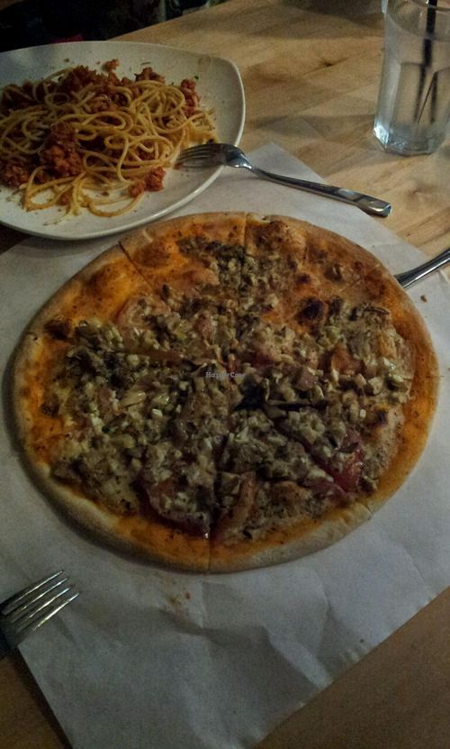 Porcini funghi pizza  at Brownice Italian Bistro in East Singapore