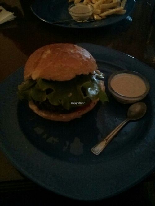 falafel burger at Falafel Zone in Istanbul