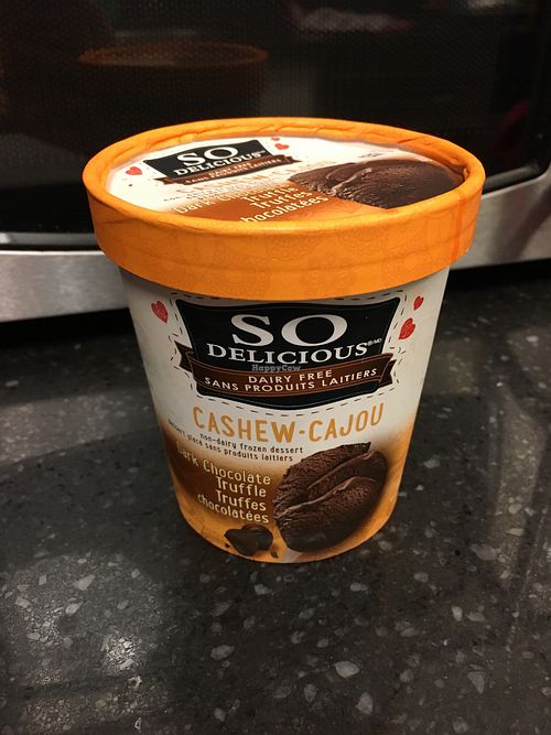 Vegan ice cream  at Vegan Supply in Vancouver