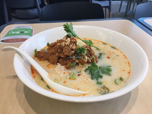 Vegan omnipork dan dan noodles  at Green Common - Wanchai in Hong Kong Island