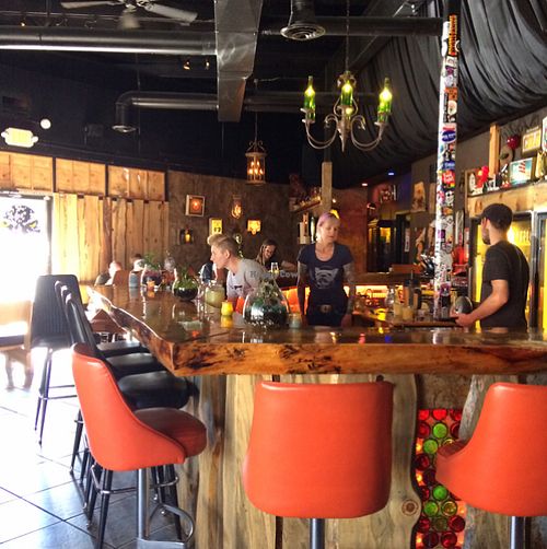 cool bar at The Burrowing Owl in Colorado Springs