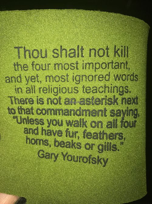 Their Motto!!!  at The Burrowing Owl in Colorado Springs