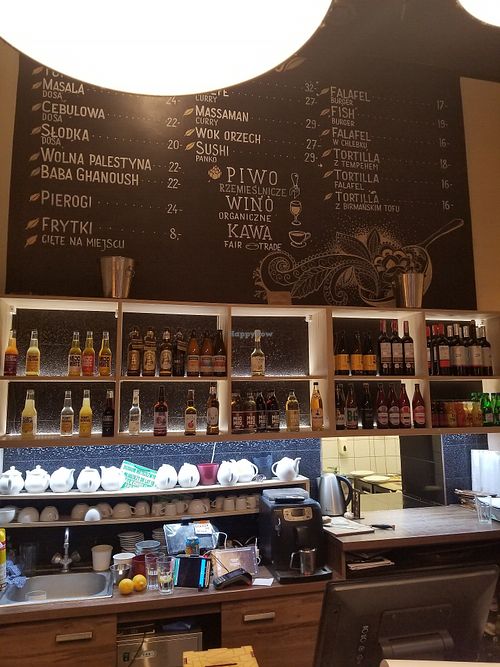 Menu at Ahimsa Vegan Restaurant and Club in Wroclaw