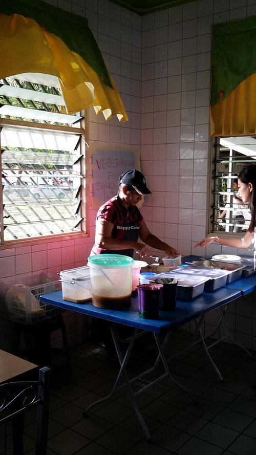 Stall at Indian Vegetarian Stall in Seberang Jaya