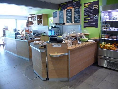 The restaurant! at L'en-Cas Bio in Annecy