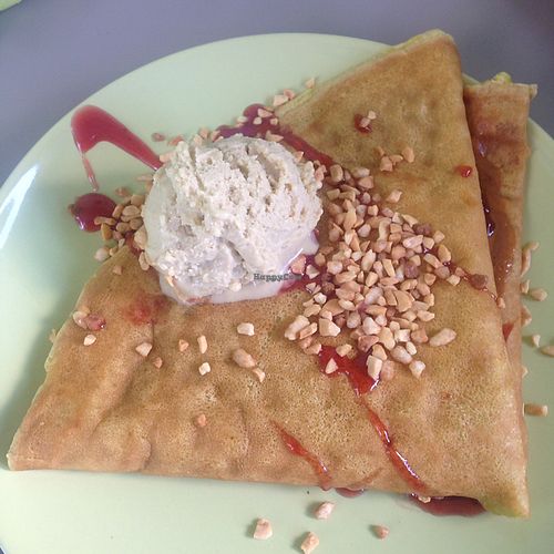 crepe  at Clover Gelateria in Milan
