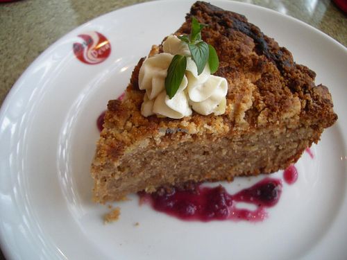 Apple crumble. at DevaDeva Cafe in Tokyo