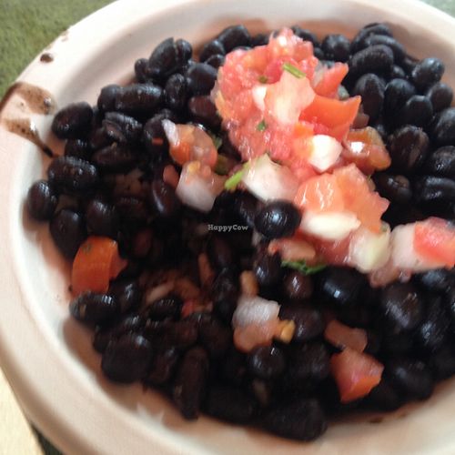 black beans and rice at Finn's Island Style Grub in Panama City Beach