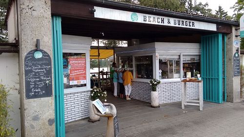 Lido Murnau entrance at Lido Beach and Burger in Murnau