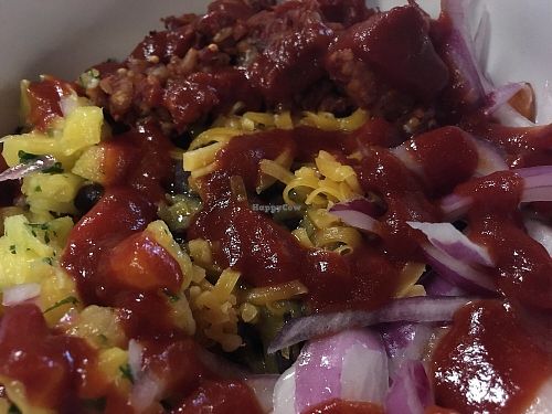 Their BBQ bowl special with tempeh at The Tomato Head - Gallery Shopping Ctr in Knoxville