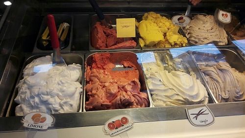 Sorbets at Il Gusto in Odense