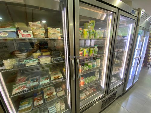 Small cooler section at Natural Point in Ibiza