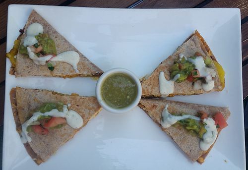 Supreme quesadilla at VSpot Express in New York City