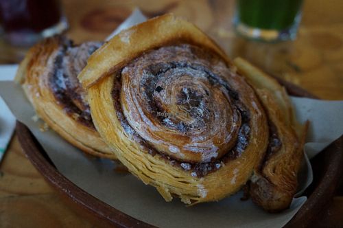 Cinnamon rolls (Vegan)  at Once Once Cafe in Lima