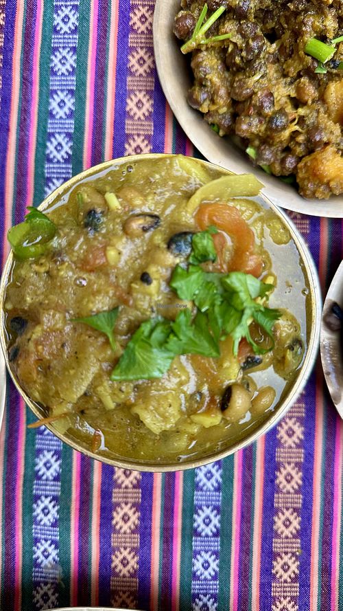 Black eyed peas  at Yak Yeti Yak in Bath