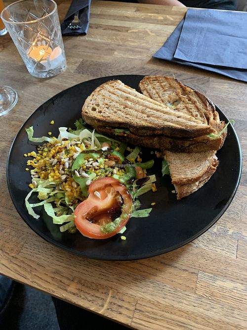Grilled sammie  at Crippas Cafe in Gothenburg