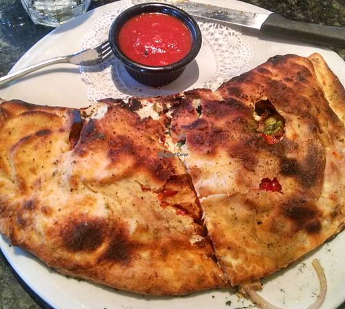 Vegan Calzone at Louisiana Pizza Kitchen in New Orleans