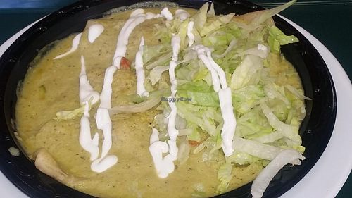 Vegan Enchillada at Pancho's Kitchen in Las Vegas