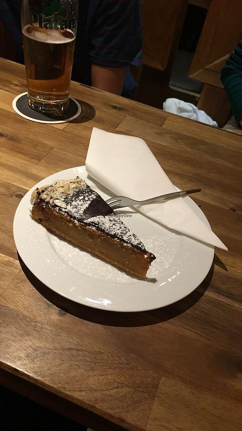 Pumpkin cake at Kavarna Klubu Cross in Prague