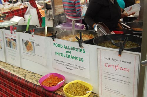 Caring about our comfort and safety at Red Tent Ethiopia in South East London