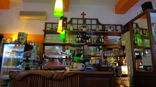 Store counter. at V-Bar Natural in Parma