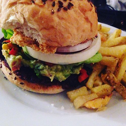 delicious bean deluxe  at Blas Burgerworks in St Ives