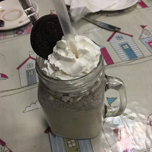 Vegan Oreo milkshake  at Blondes in Cottingham