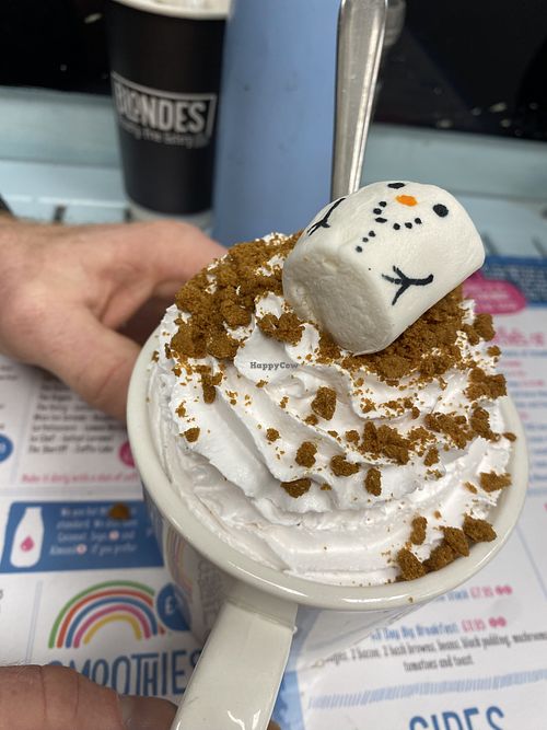 Biscoff coffee.   at Blondes in Cottingham