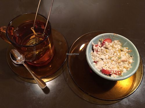 omg this dessert, so delicious  at Love and Peas in The Hague