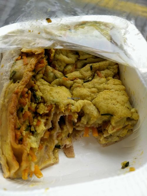 Somewhere between a lasagna and a pie at Mangia la Foglia Bio  in Parma