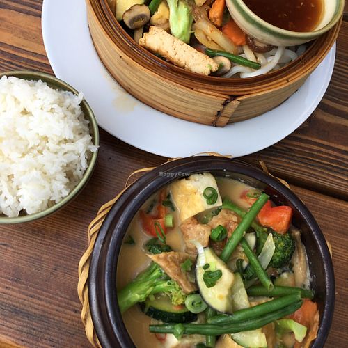 coconut curry  at Soy in Berlin