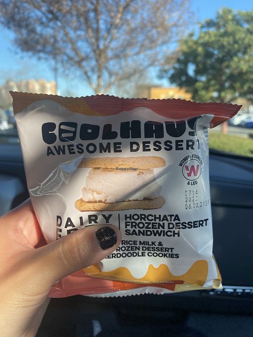 COOLHAUS Ice Cream Sandwich (ignore my baby fingers)  at Whole Foods Market in Dublin