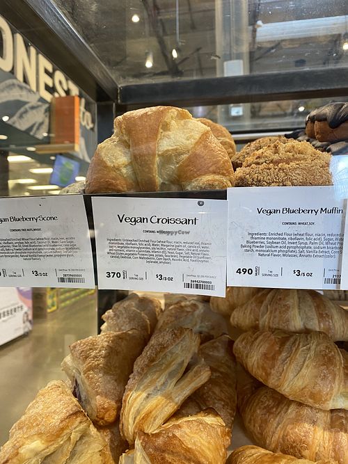 Vegan Croissant 🥐 Spotted  at Whole Foods Market in Dublin