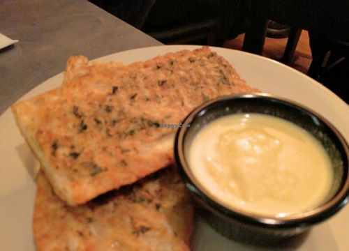 Garlic Bread with Beer Cheese Sauce at Fru Fru Terra in Portland