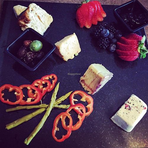 Cheese platter at Fru Fru Terra in Portland