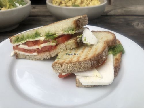 Caprese sandwich  at Fru Fru Terra in Portland