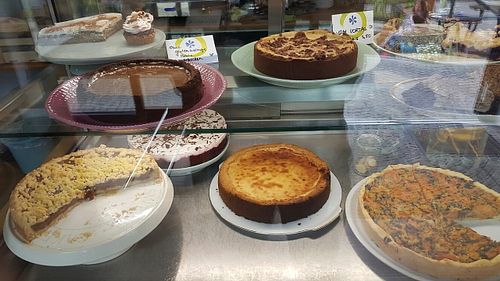 Cake selection at Pausenraum in Freiburg