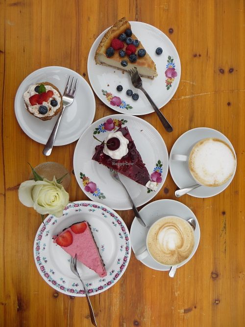 vegan selection at Pausenraum in Freiburg