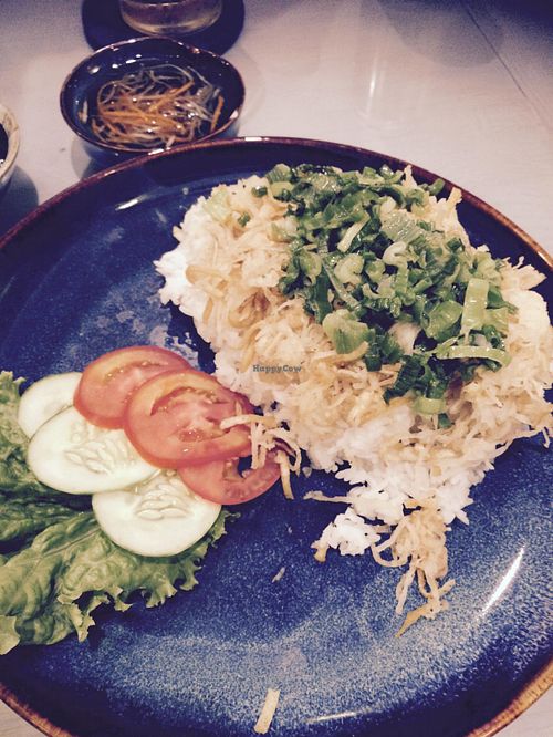 Rice with spring onions  at Bong Sung Vegetarian Food - District 1 in Ho Chi Minh City