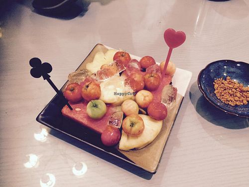 Fresh fruit  at Bong Sung Vegetarian Food - District 1 in Ho Chi Minh City