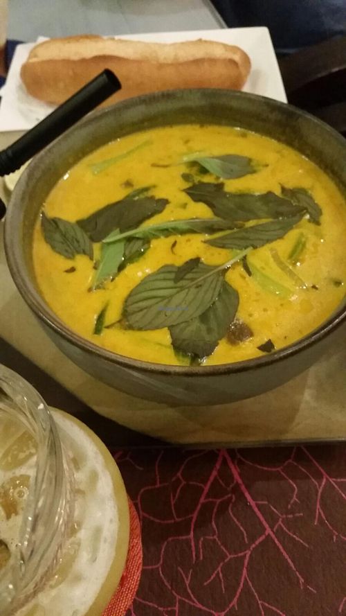 curried vegetables soup at Bong Sung Vegetarian Food - District 1 in Ho Chi Minh City