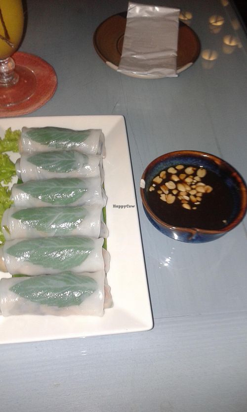 Rolled Pho & Dip at Bong Sung Vegetarian Food - District 1 in Ho Chi Minh City