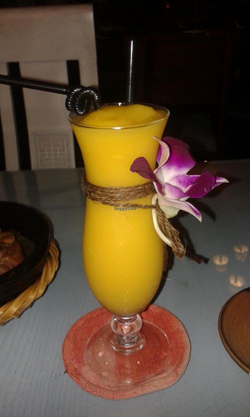 Mango smoothy at Bong Sung Vegetarian Food - District 1 in Ho Chi Minh City