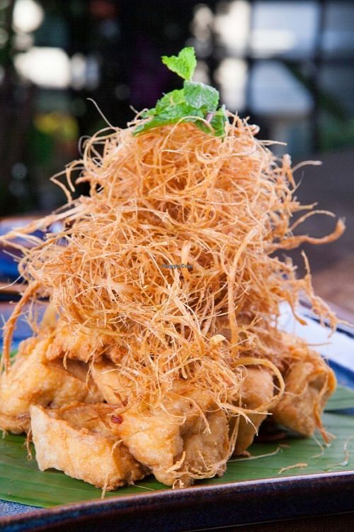 Đậu hủ xã cây chiên giòn at Bong Sung Vegetarian Food - District 1 in Ho Chi Minh City