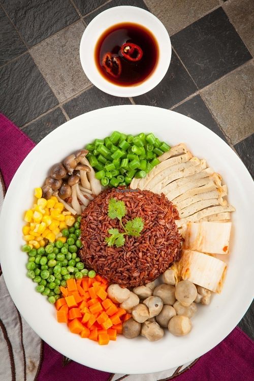 Cơm trộn at Bong Sung Vegetarian Food - District 1 in Ho Chi Minh City