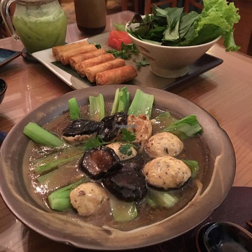 stuffed shiitake at Bong Sung Vegetarian Food - District 1 in Ho Chi Minh City
