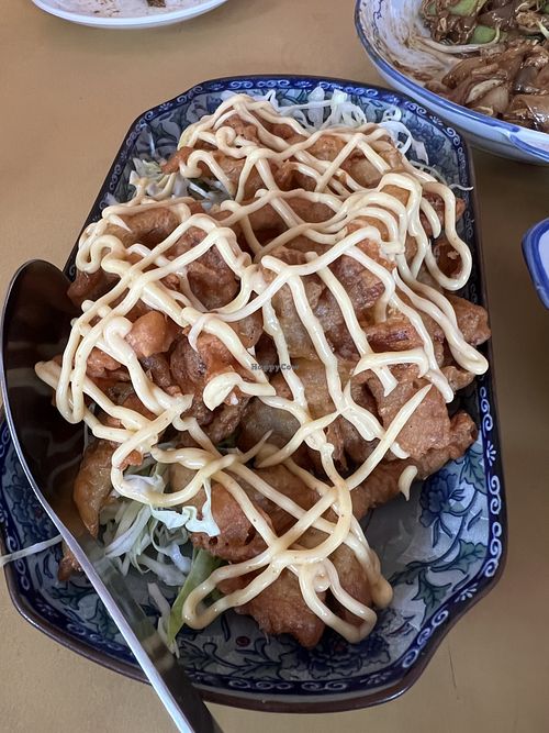 Salad abalone  at Qi Fu Healthy Park VegeHouse 7 福健康素食园 in Skudai