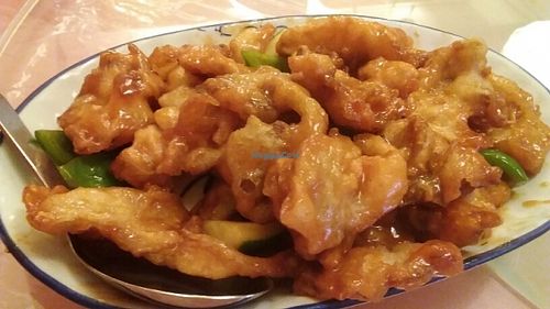 sweet sour mushroom at Qi Fu Healthy Park VegeHouse 7 福健康素食园 in Skudai