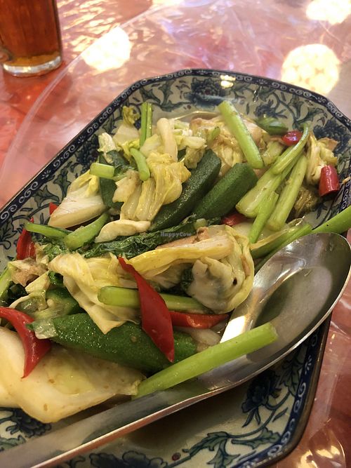 Stir fry 5 veggies at Qi Fu Healthy Park VegeHouse 7 福健康素食园 in Skudai